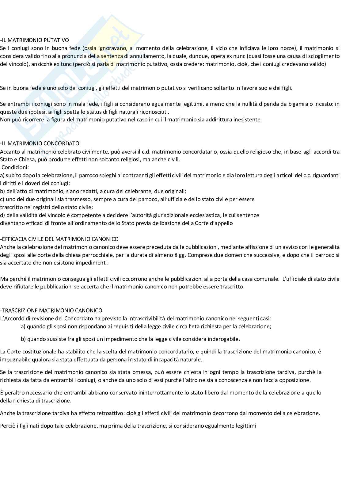 Riassunto esame Istituzioni di diritto privato, Prof. Rende Francesco, libro consigliato Manuale di diritto privato , Giuffrè Pag. 31