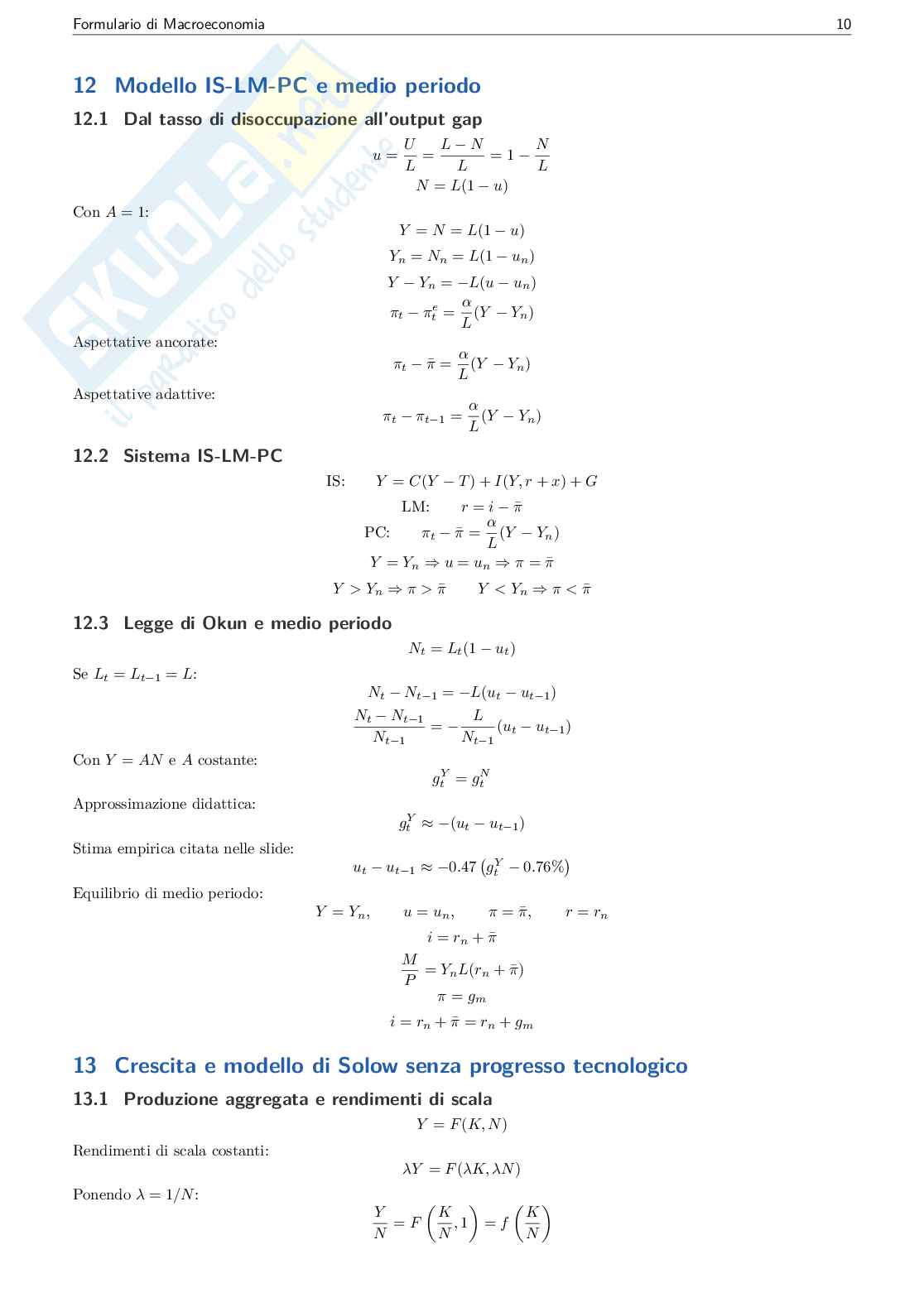 Formulario Macroeconomia  Pag. 11