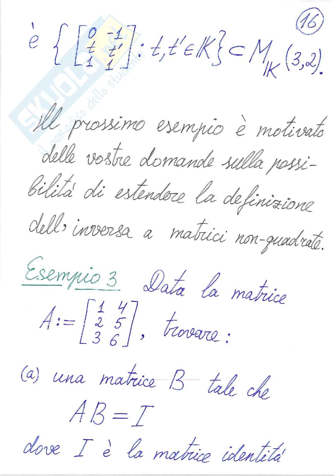 Algebra Pag. 16