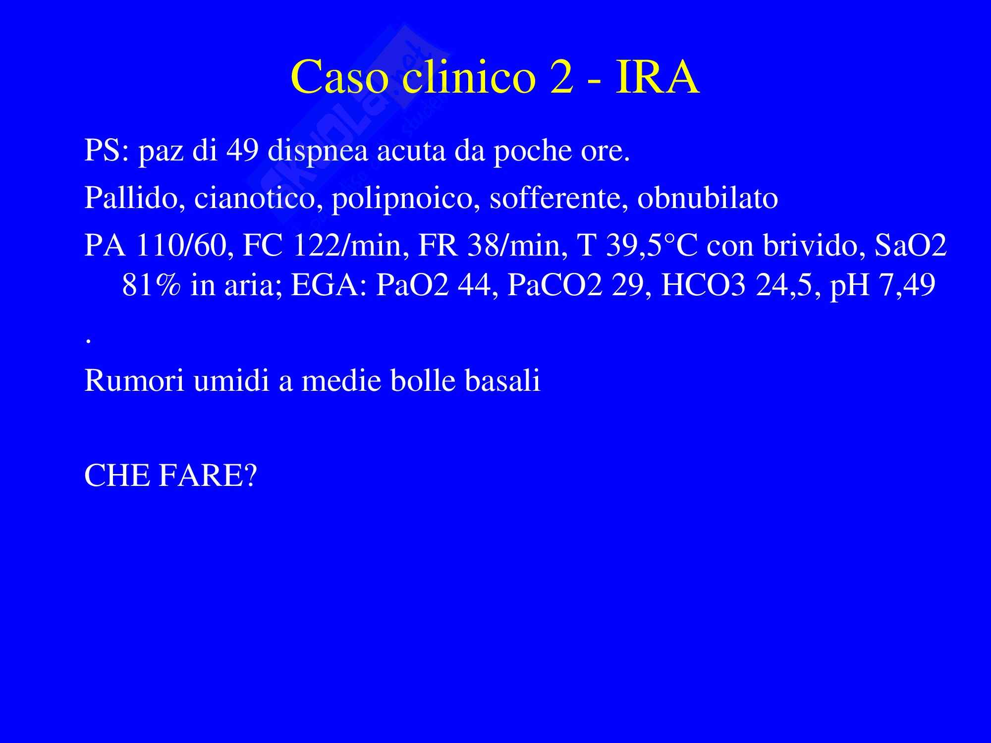Caso Clinico - IRA Pag. 1