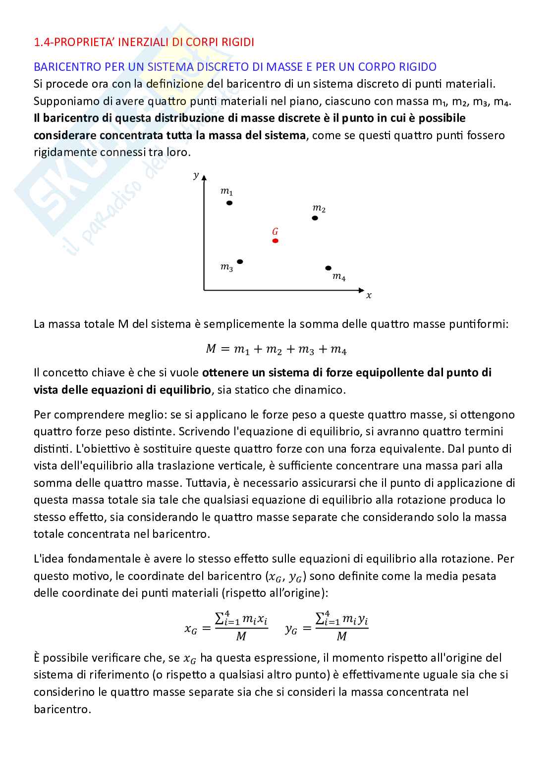 Fondamenti di meccanica teorica ed applicata (parte 6) - Equilibrio statico di sistemi di corpi rigidi, Principio dei Lavori Virtuali e Proprietà inerziali di corpi rigidi Pag. 21