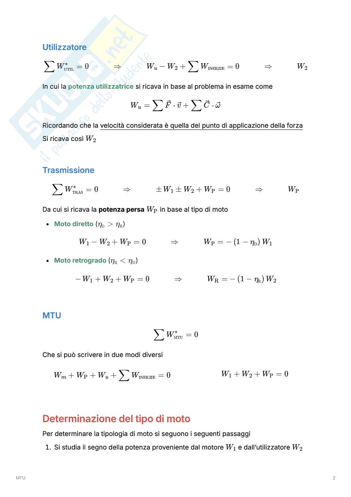 Appunti riassuntivi e Formulari di Meccanica applicata alle macchine Pag. 21