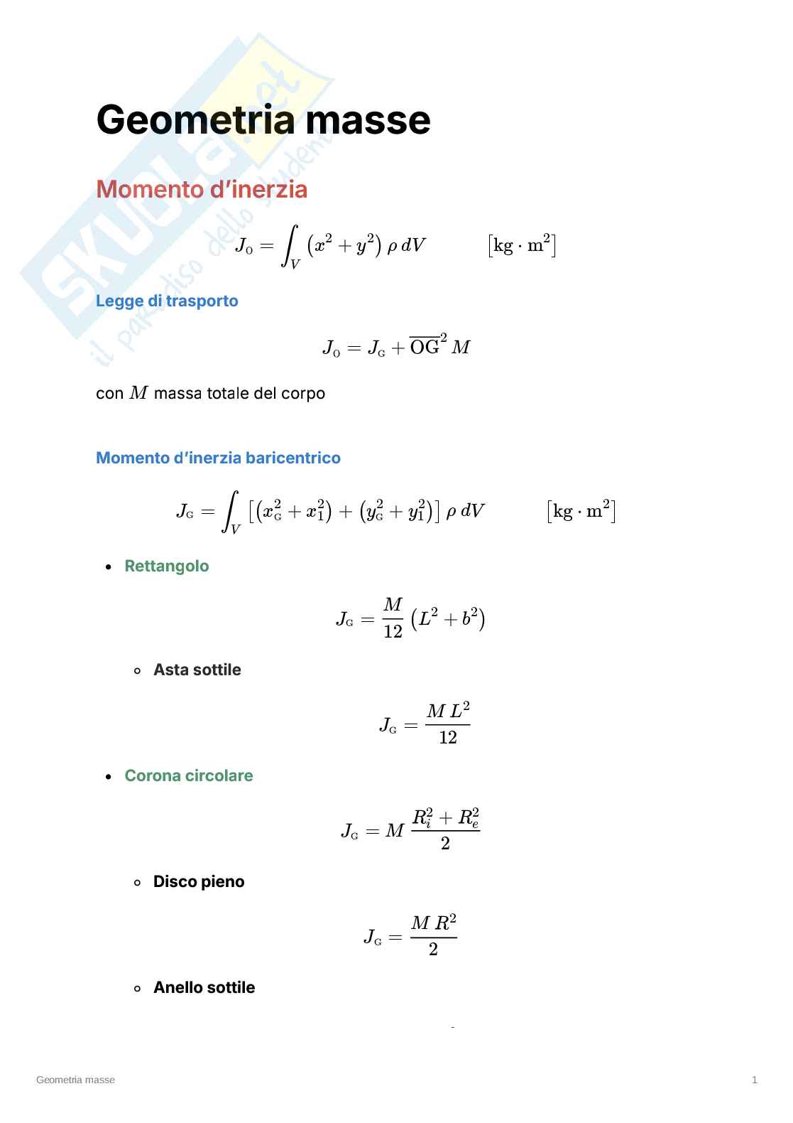 Appunti riassuntivi e Formulari di Meccanica applicata alle macchine Pag. 41