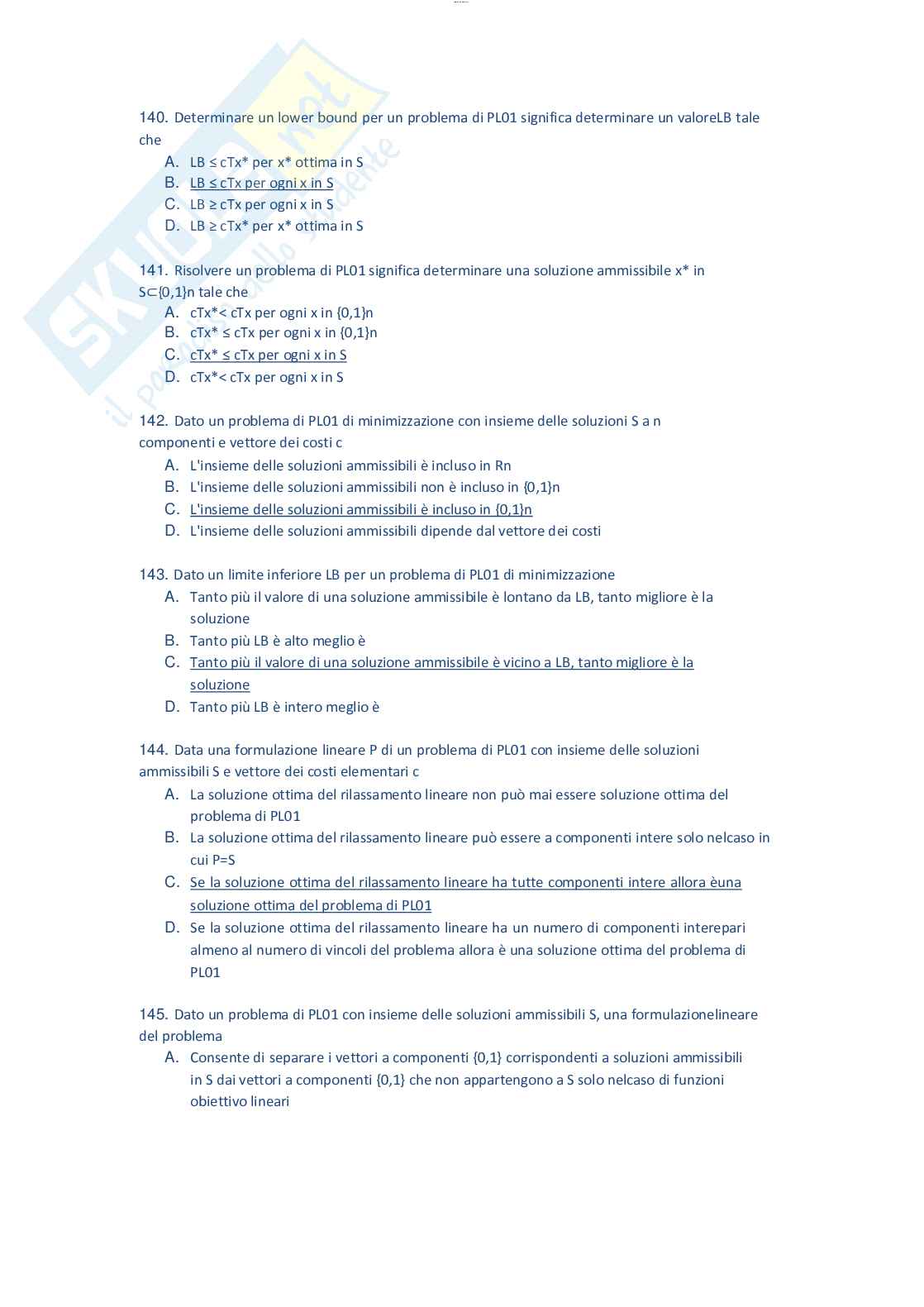 Ricerca operativa Pag. 26