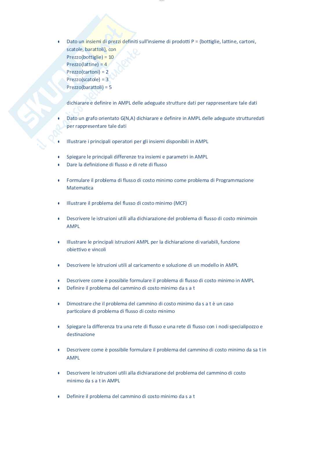 Ricerca operativa Pag. 46