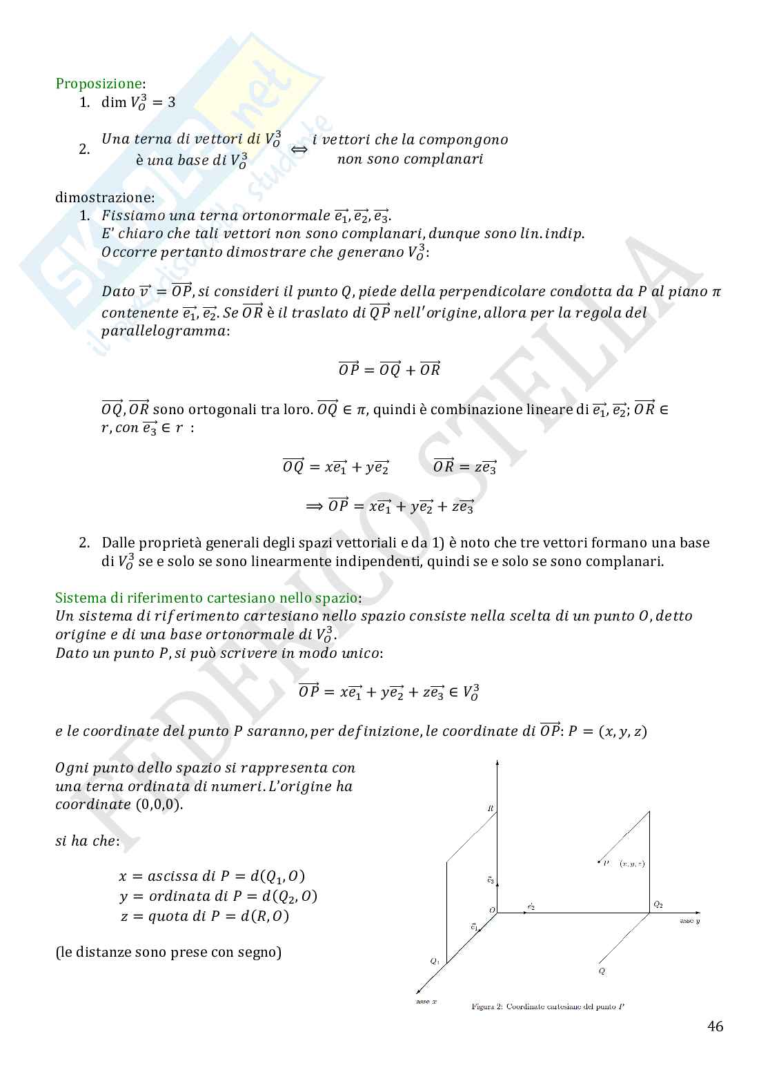 Appunti di Geometria Pag. 46