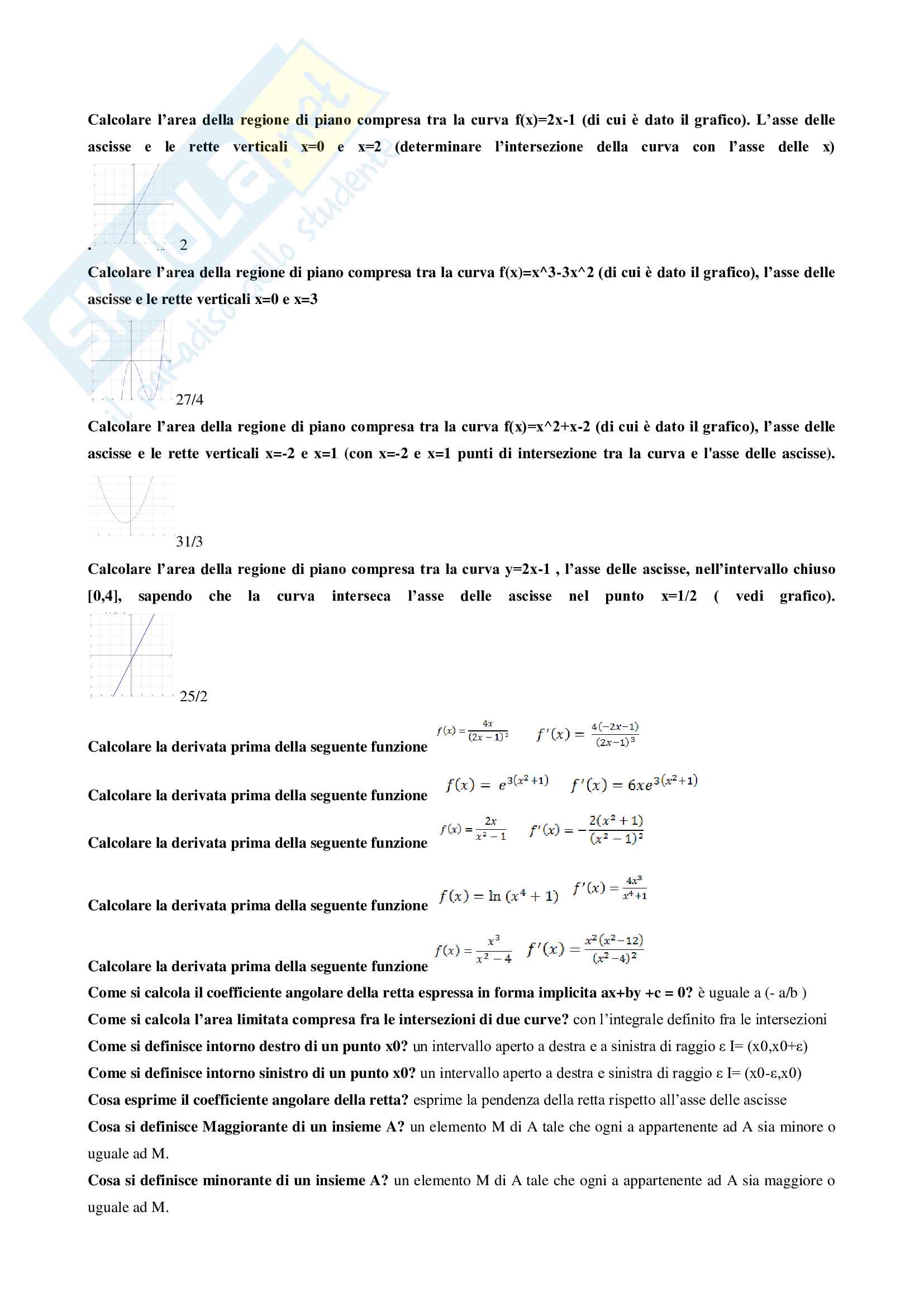 Paniere metodi matematici - risposte multiple (in ordine alfabetico) Pag. 2
