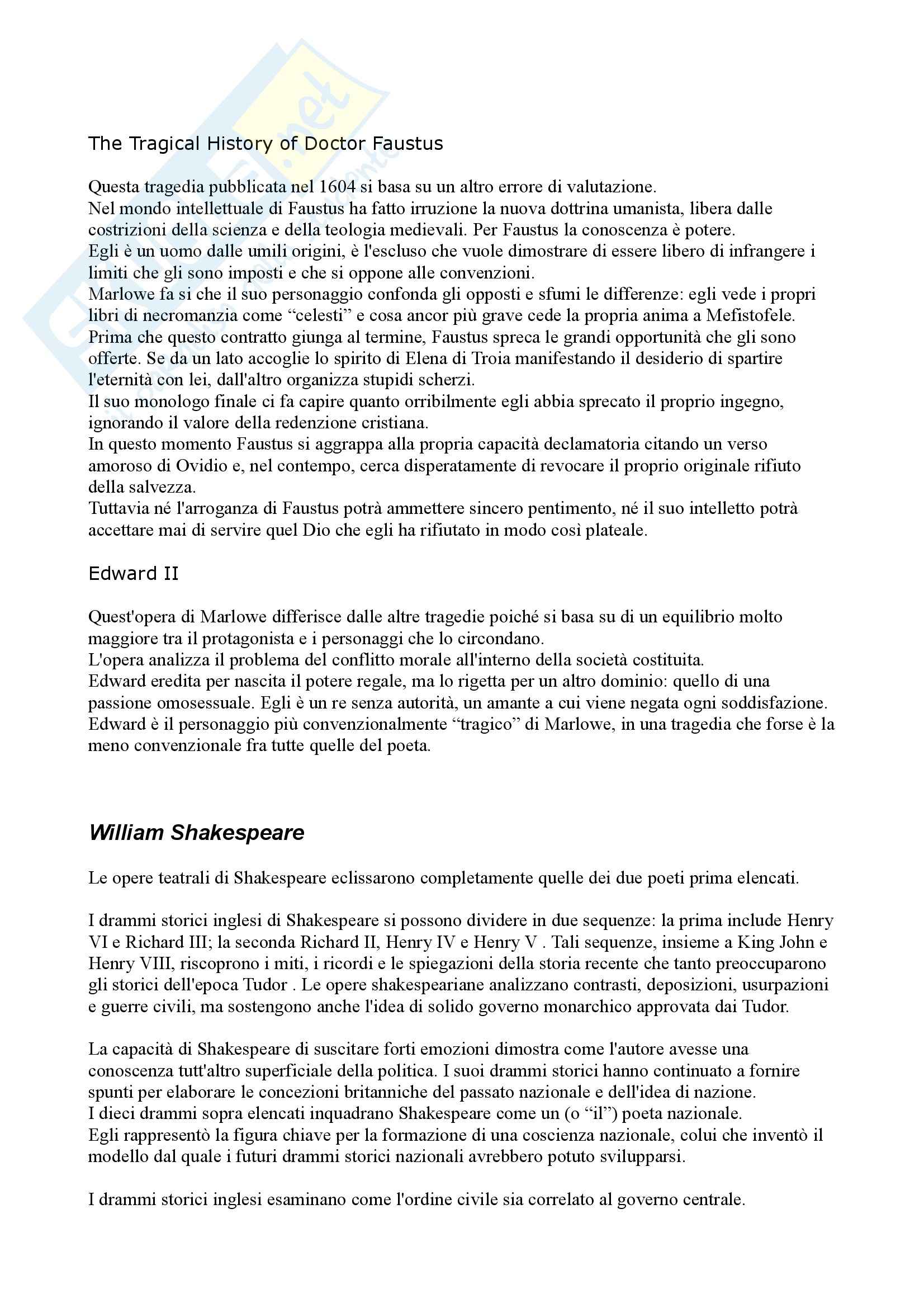 sanders letteratura inglese