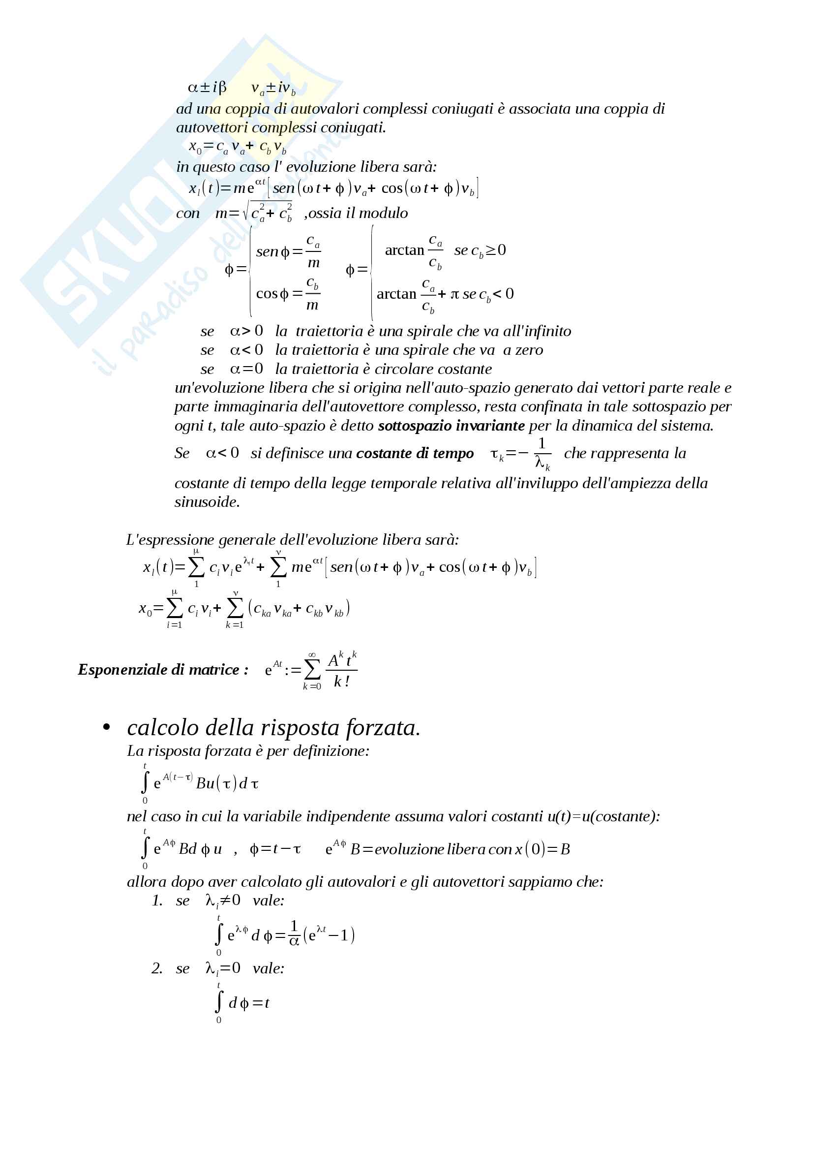 Fondamenti di Automatica - Analisi Pag. 2