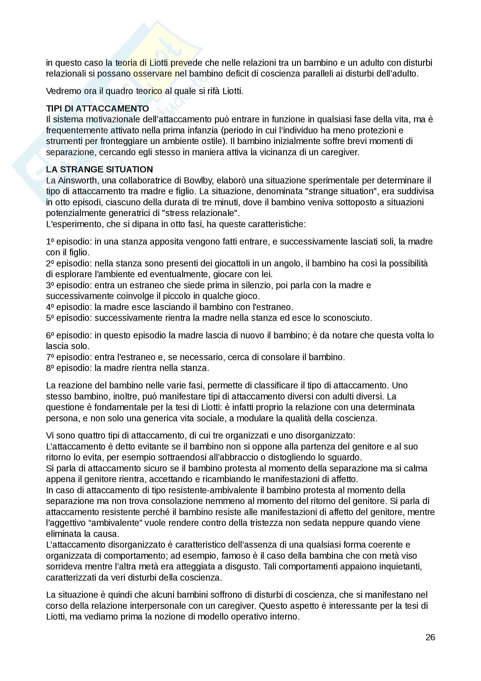 Riassunto Filosofia dei Processi Cognitivi, prof. Andrea Velardi, libro consigliato "Psicologi per natura", Meini Pag. 26