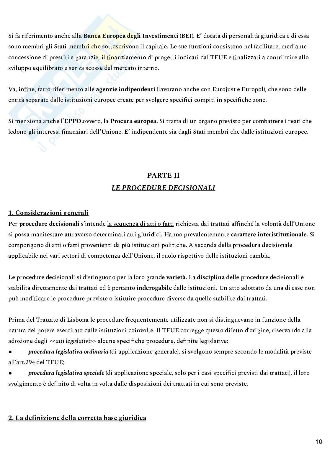 Paniere Diritto dell'Unione Europea, concorso RIPAM 3997 unità personale assistenti amministrativi, informatici, personale economico  Pag. 11
