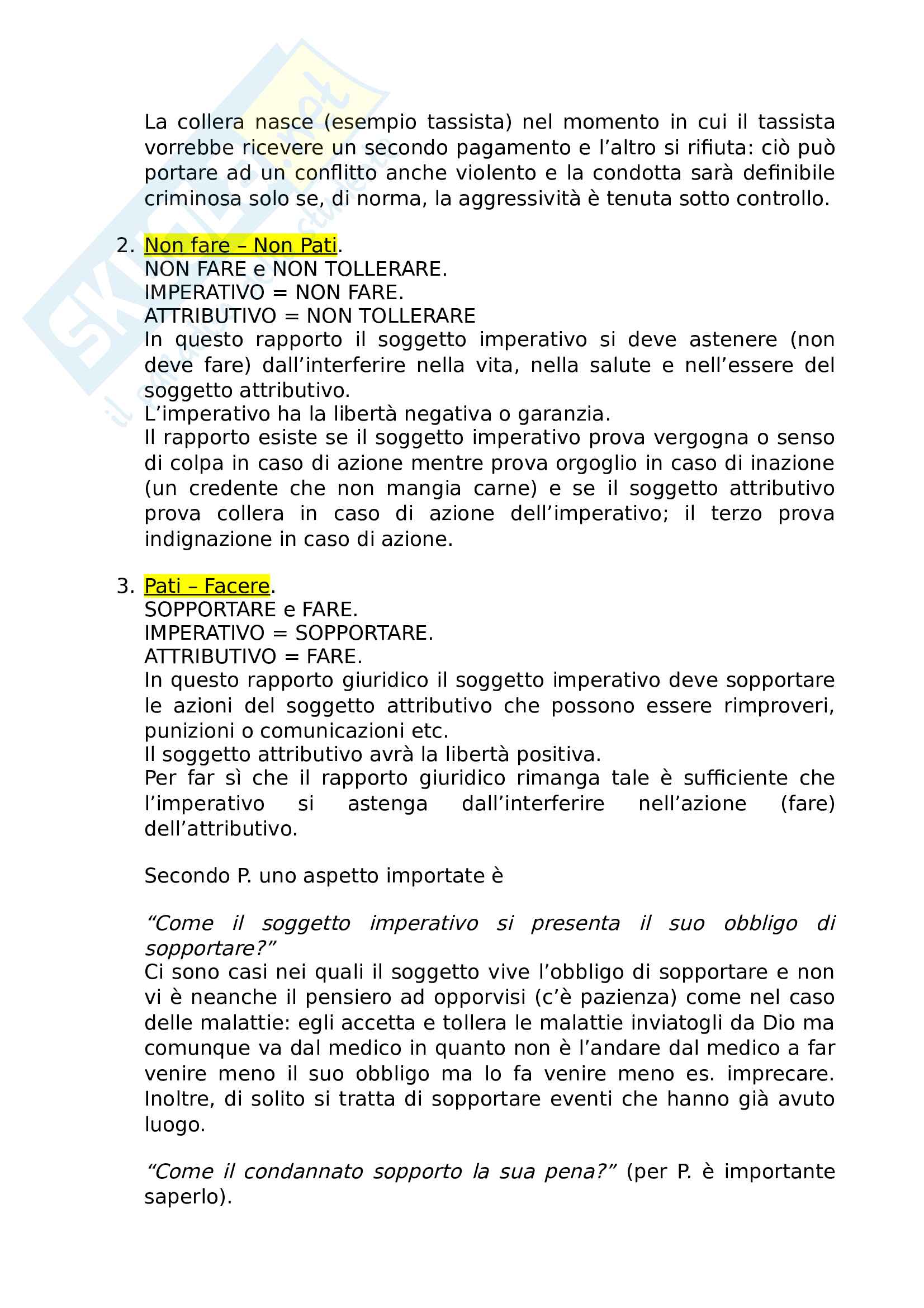 Riassunto esame sociologia del diritto, prof. Fittipaldi, libro consigliato Psicologia giuridica e realismo: Leon Petrazychi, Fittipaldi Pag. 11