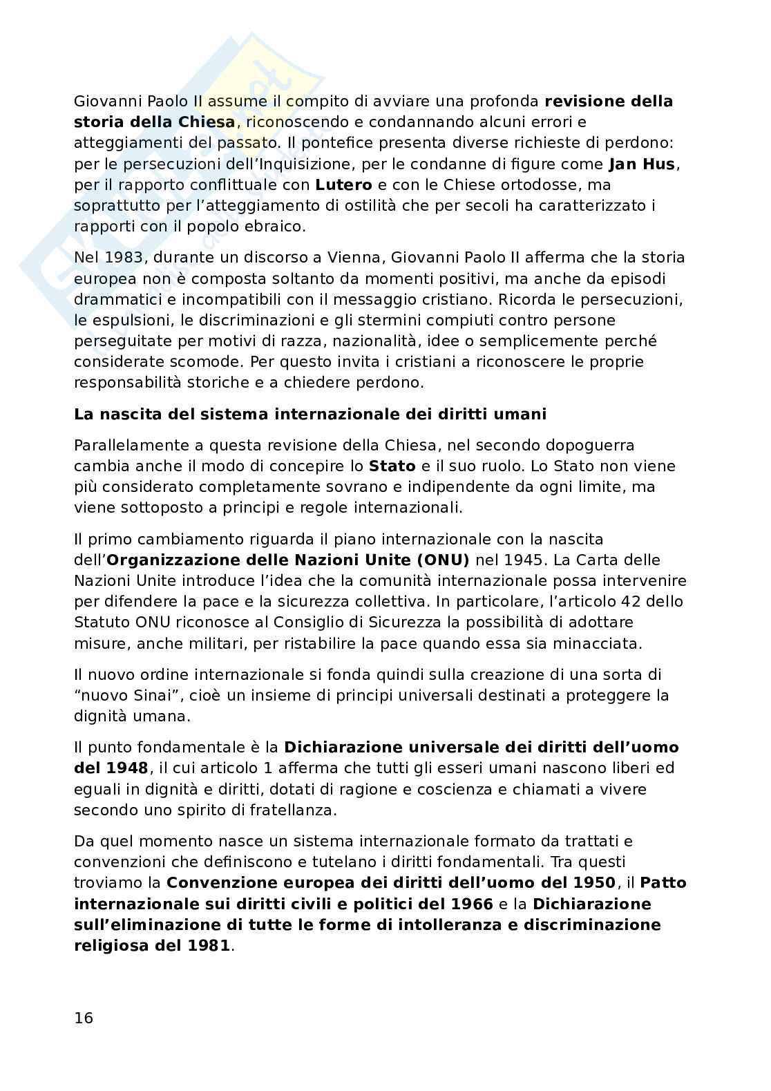 Diritto ecclesiastico  Pag. 16