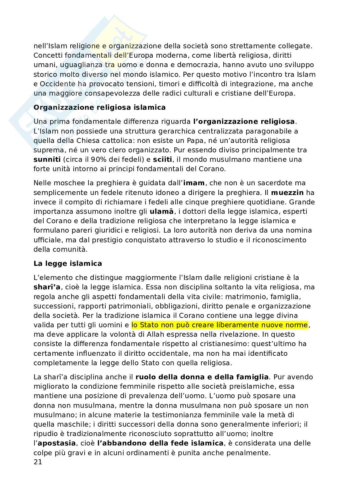 Diritto ecclesiastico  Pag. 21