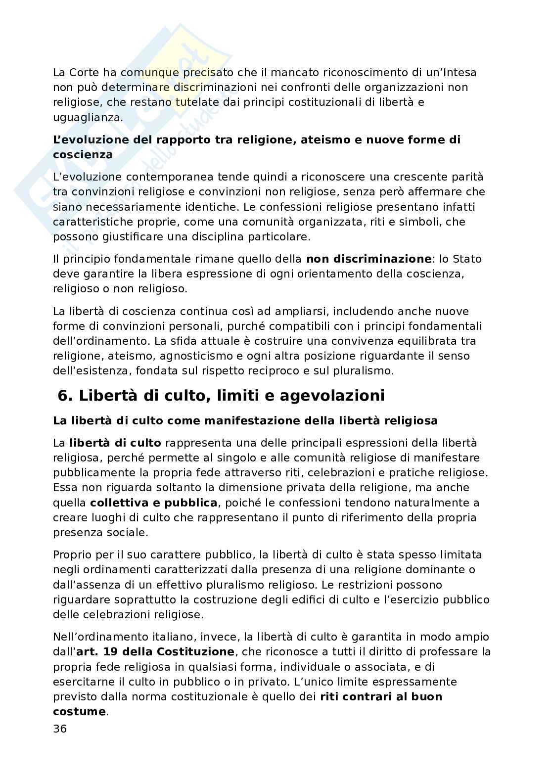 Diritto ecclesiastico  Pag. 36