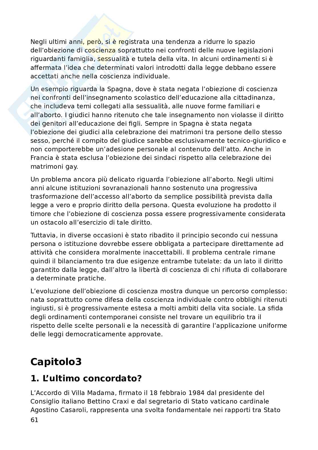 Diritto ecclesiastico  Pag. 61
