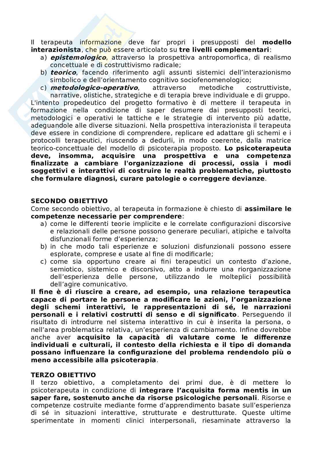 Riassunto esame Psicologia, prof Faccio, libro consigliato Psicologia clinica dell'interazione e psicoterapia, Salvini, Dondoni Pag. 66