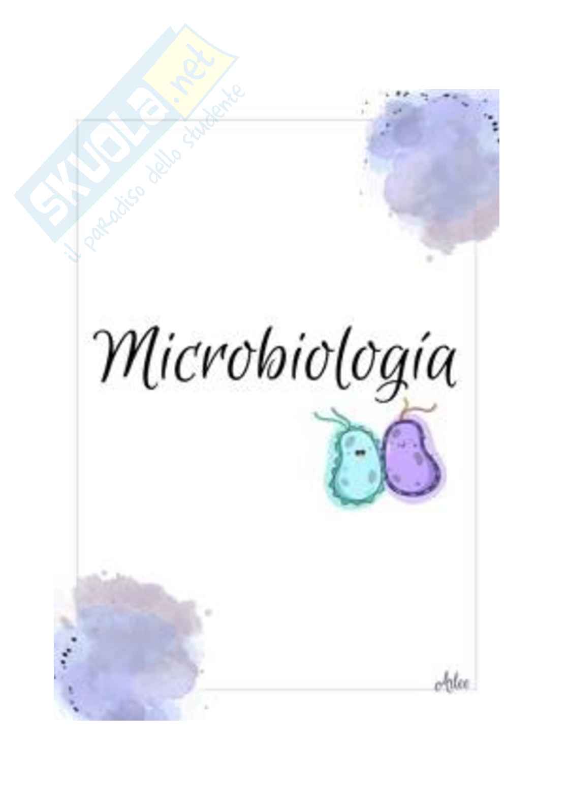 Microbiologia, microbiologia clinica e virologia Pag. 1