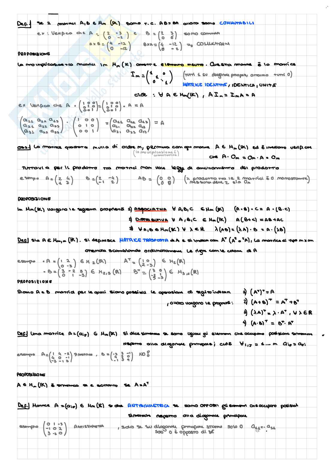 Geometria e algebra lineare 1/4 Pag. 6