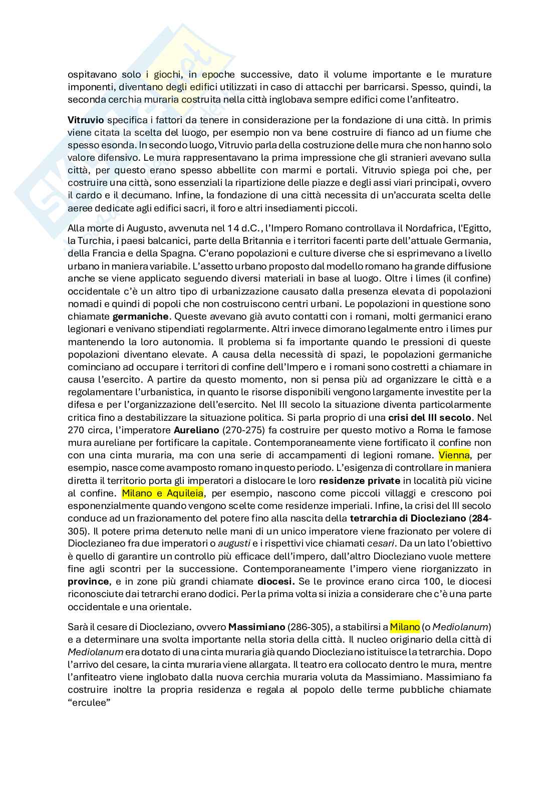 Appunti del corso Città italiane nella storia, A.A. 2025-2026 Pag. 6