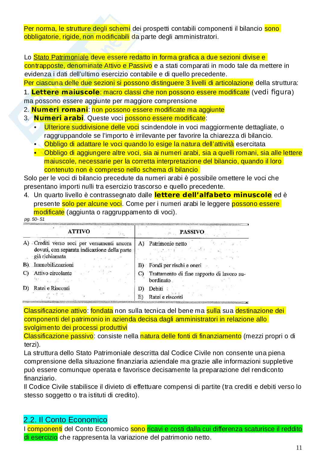 Appunti Contabilità e bilancio, primo parziale  Pag. 11
