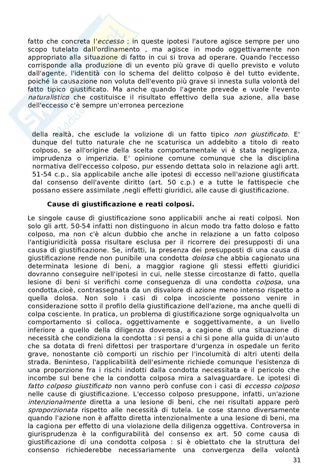 Concezione tripartita: antigiuridicità - colpevolezza Pag. 31