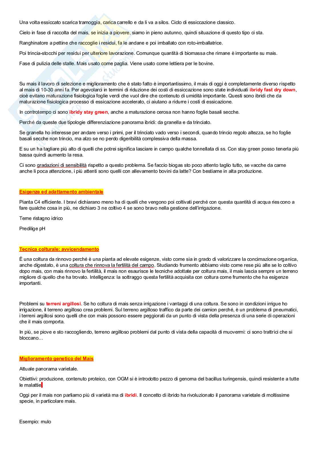 Sistemi colturali erbacei Pag. 41