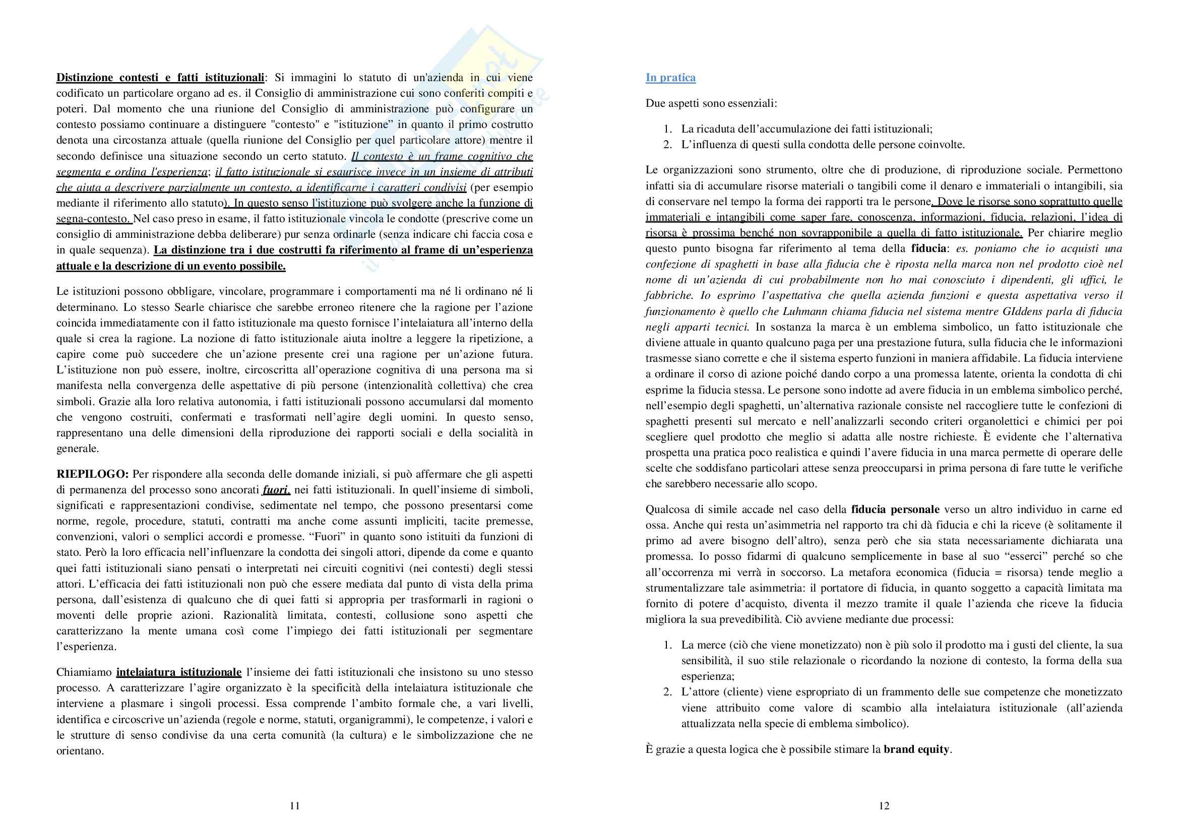 Riassunto esame Psicologia del Lavoro, prof. Manuti, libro consigliato Psicologia delle Organizzazioni, Argentero, Cortese, Piccardo Pag. 6