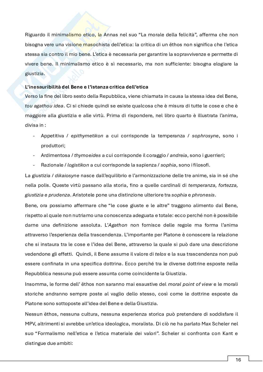 Appunti Filosofia morale (b)  Pag. 16