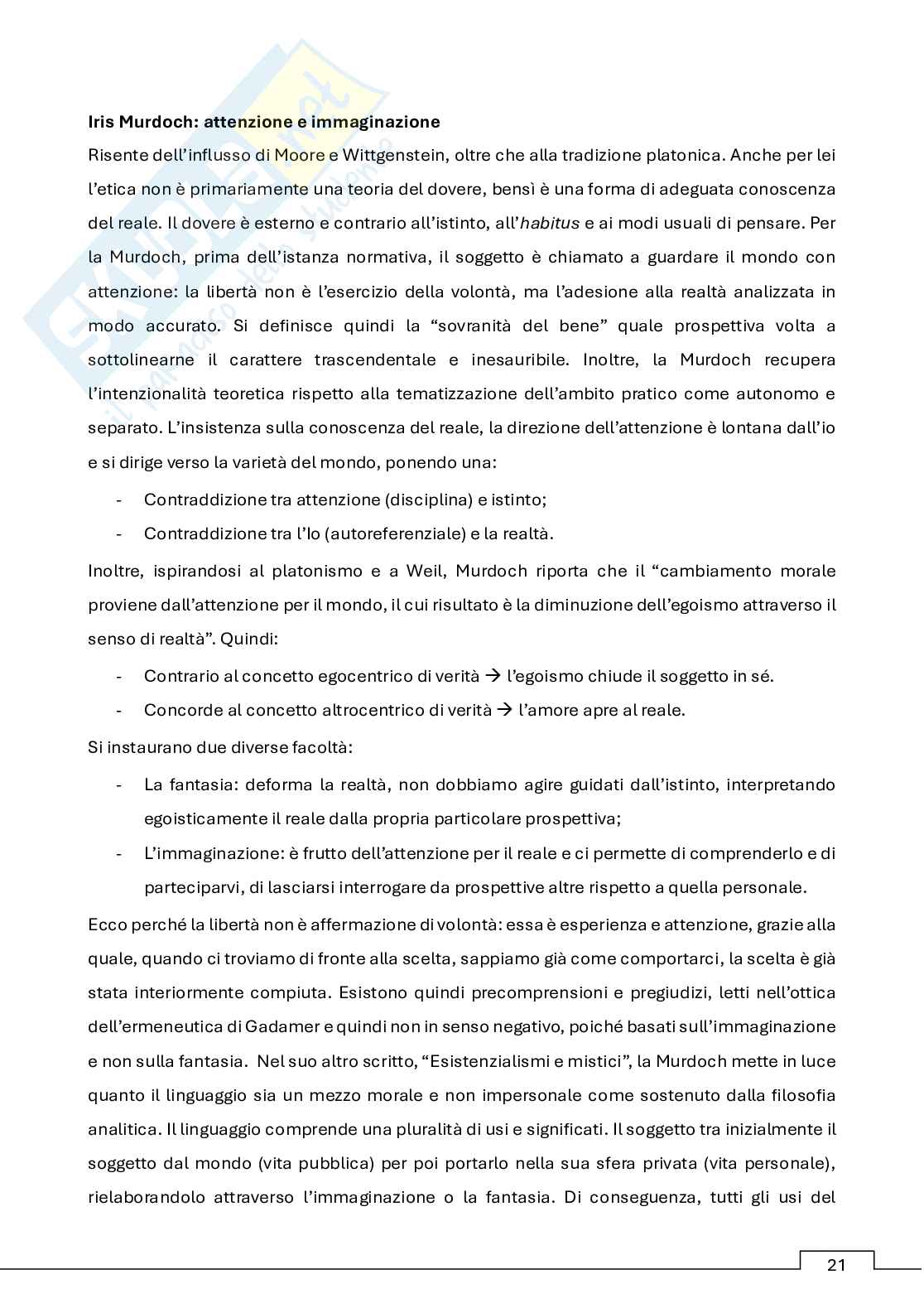 Appunti Filosofia morale (b)  Pag. 21