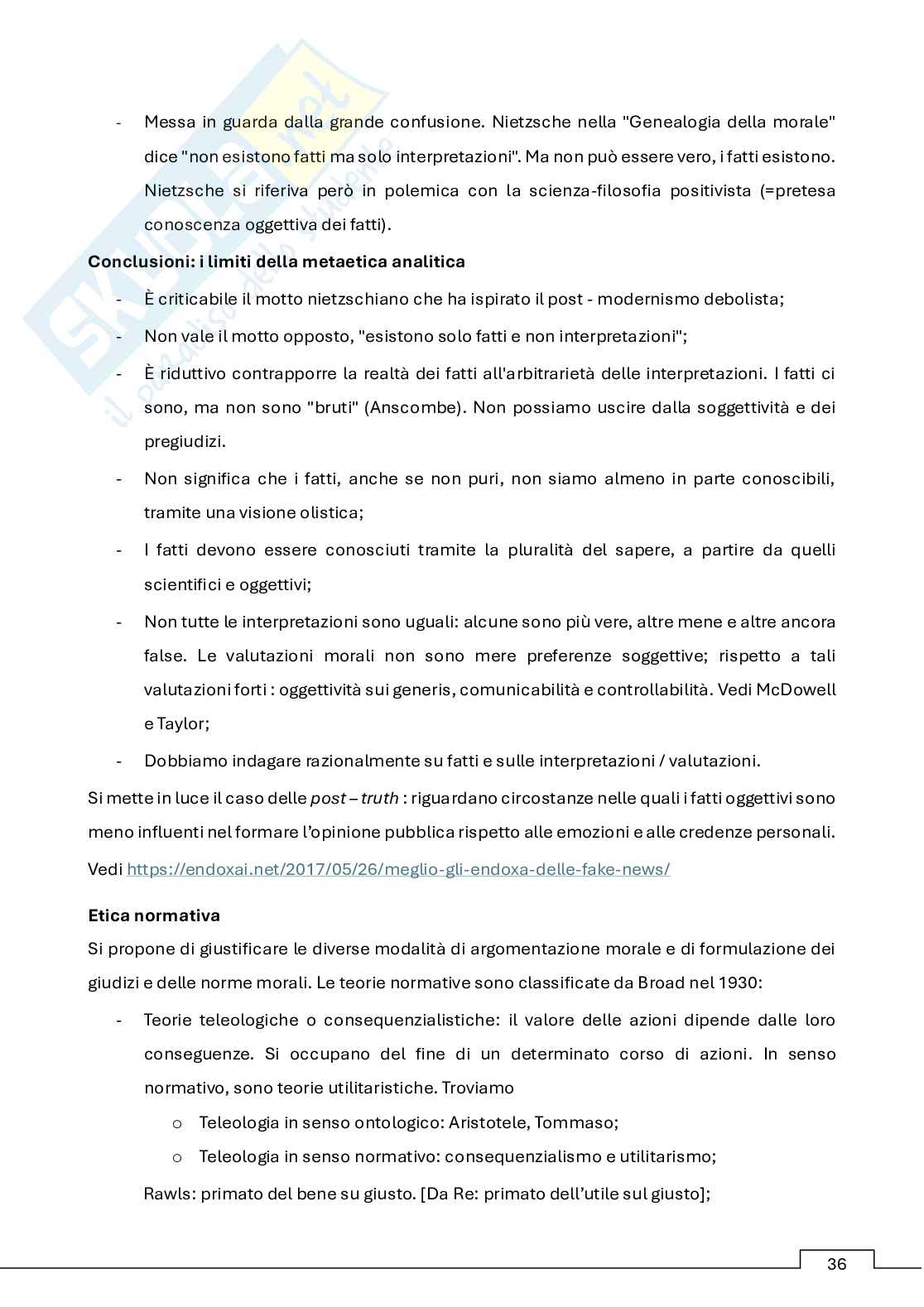 Appunti Filosofia morale (b)  Pag. 36