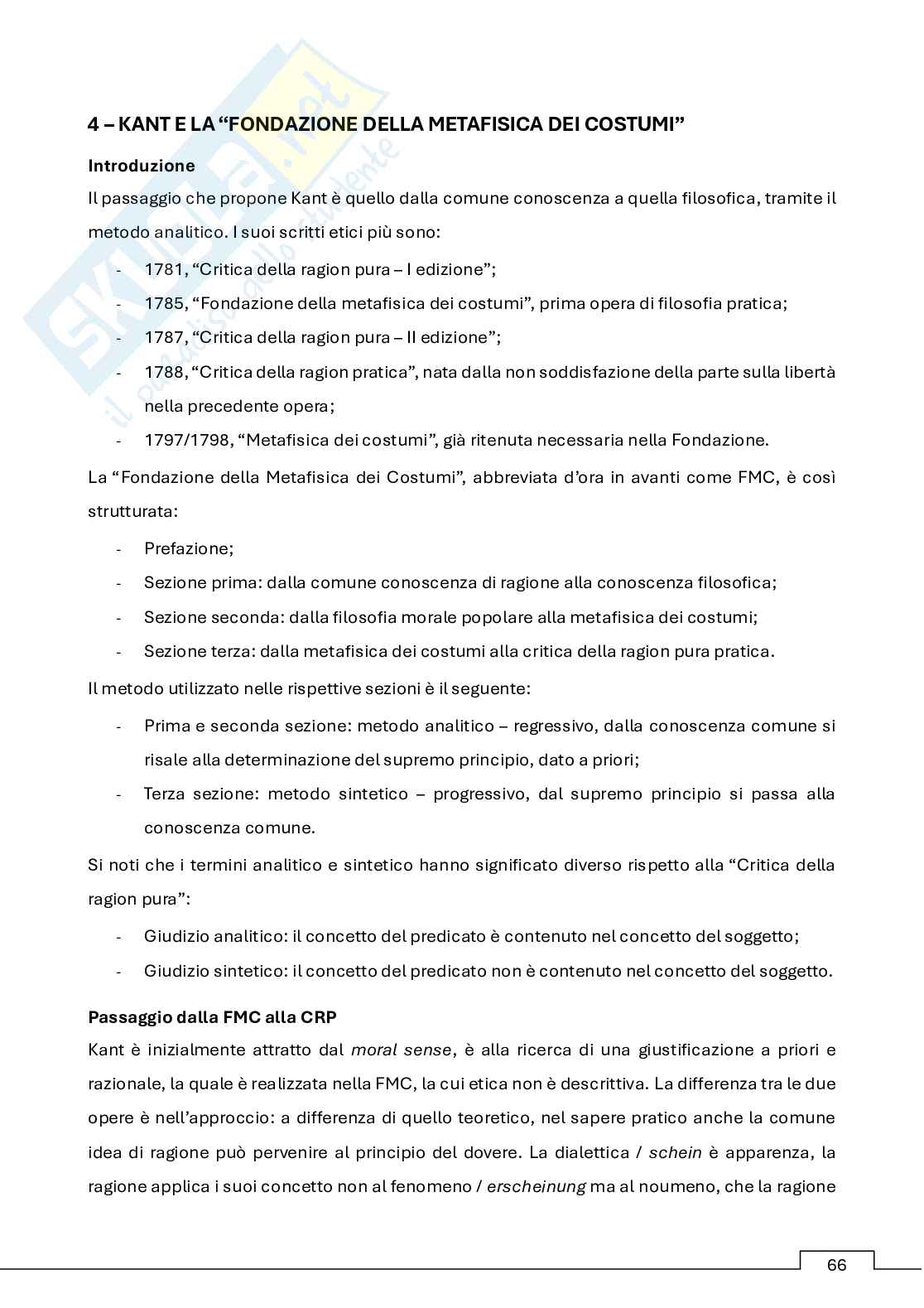 Appunti Filosofia morale (b)  Pag. 66