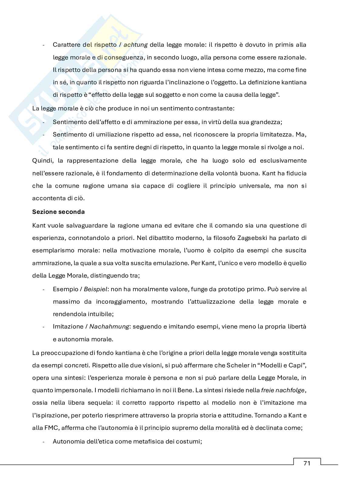 Appunti Filosofia morale (b)  Pag. 71