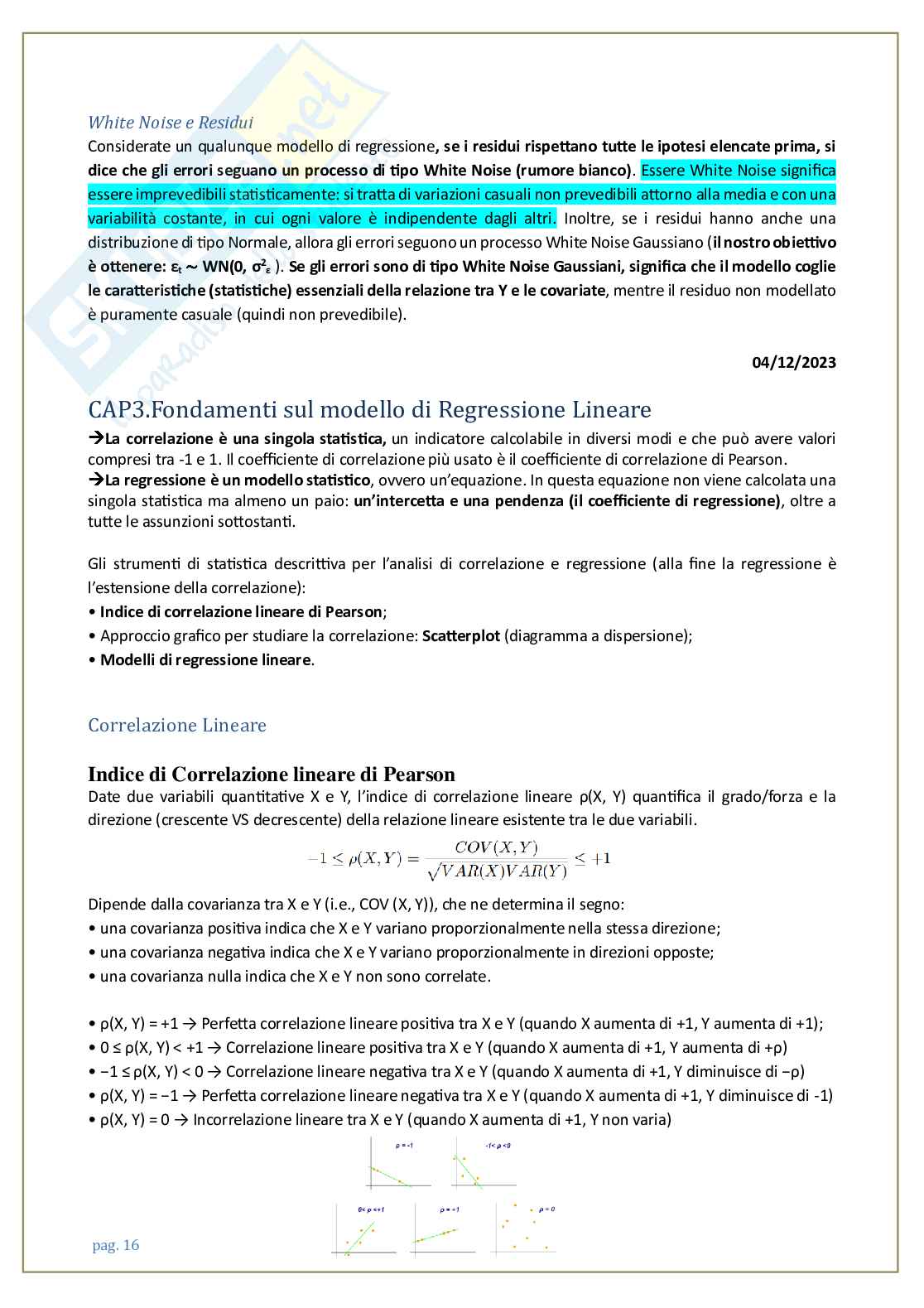 Appunti corso Introduzione alla serie storiche Pag. 16