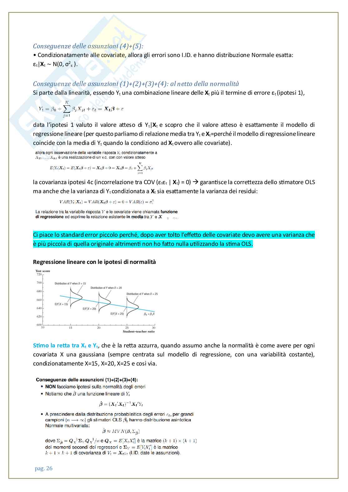 Appunti corso Introduzione alla serie storiche Pag. 26