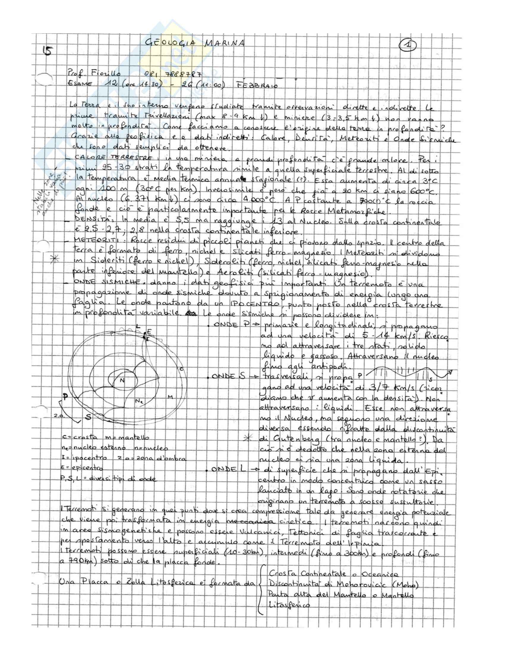 Geologia Marina – Appunti Pag. 2