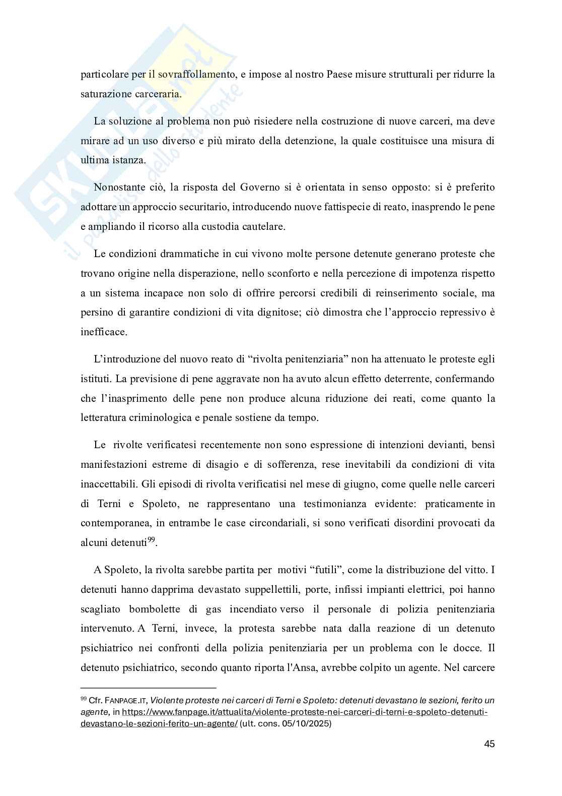 Nuove frontiere della sicurezza pubblica: il reato di resistenza a pubblico ufficiale alla luce del D.l. 48/2025  Pag. 46