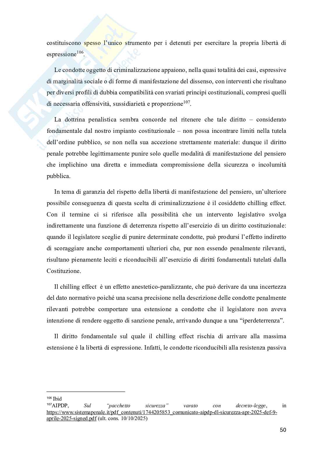 Nuove frontiere della sicurezza pubblica: il reato di resistenza a pubblico ufficiale alla luce del D.l. 48/2025  Pag. 51