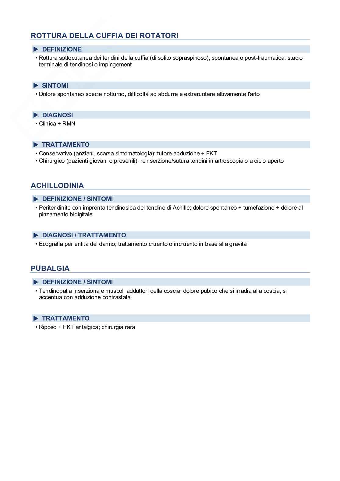 Patologie di interesse ortopedico Pag. 21
