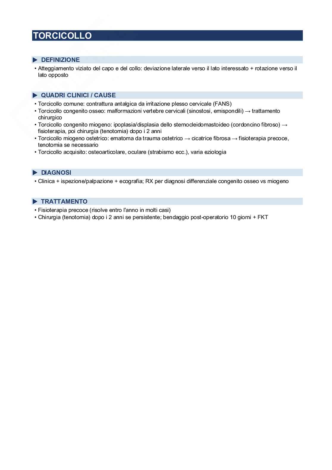 Patologie di interesse ortopedico Pag. 6