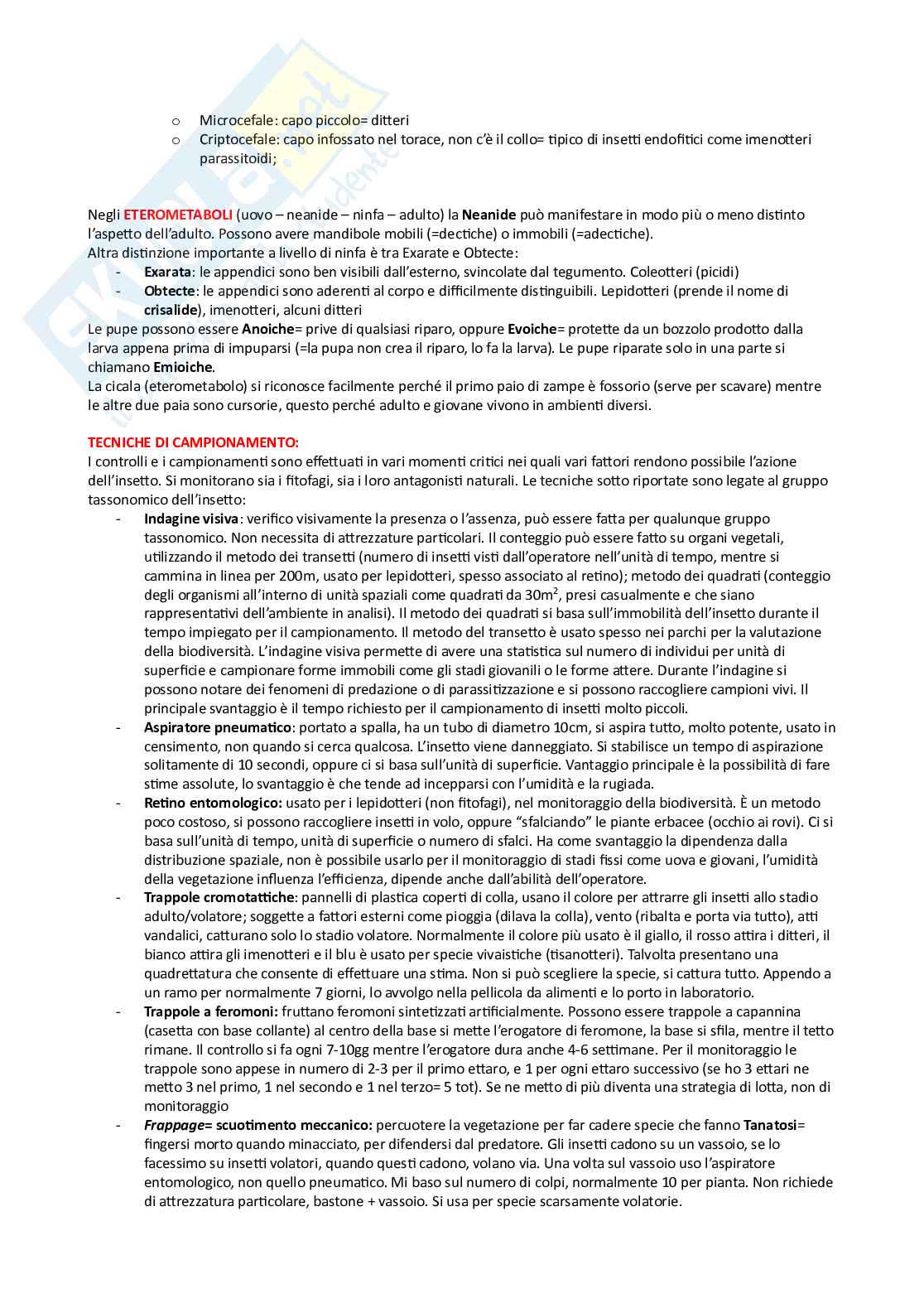 Entomologia generale e applicata 2 Pag. 1