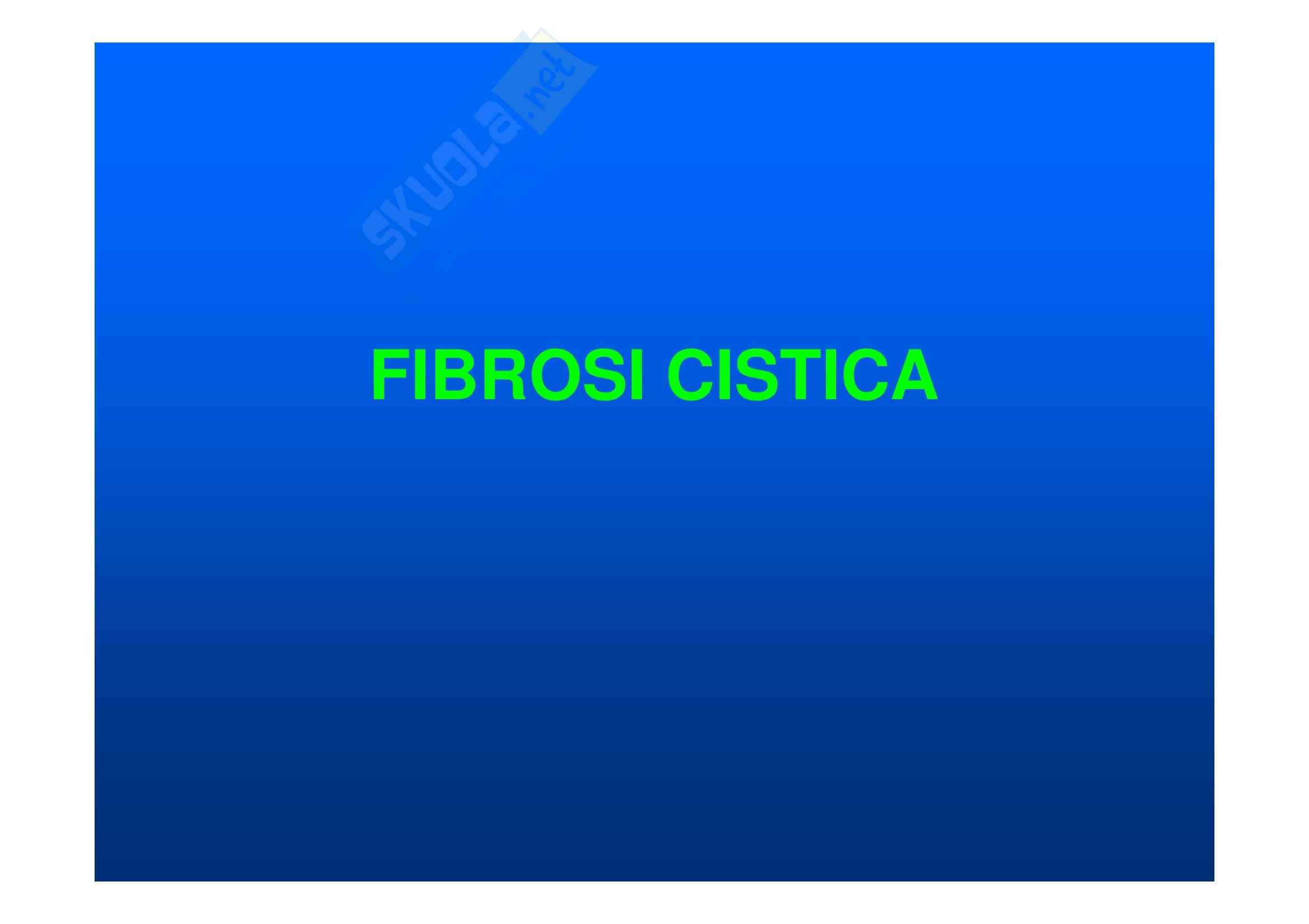 Fibrosi cistica Pag. 1