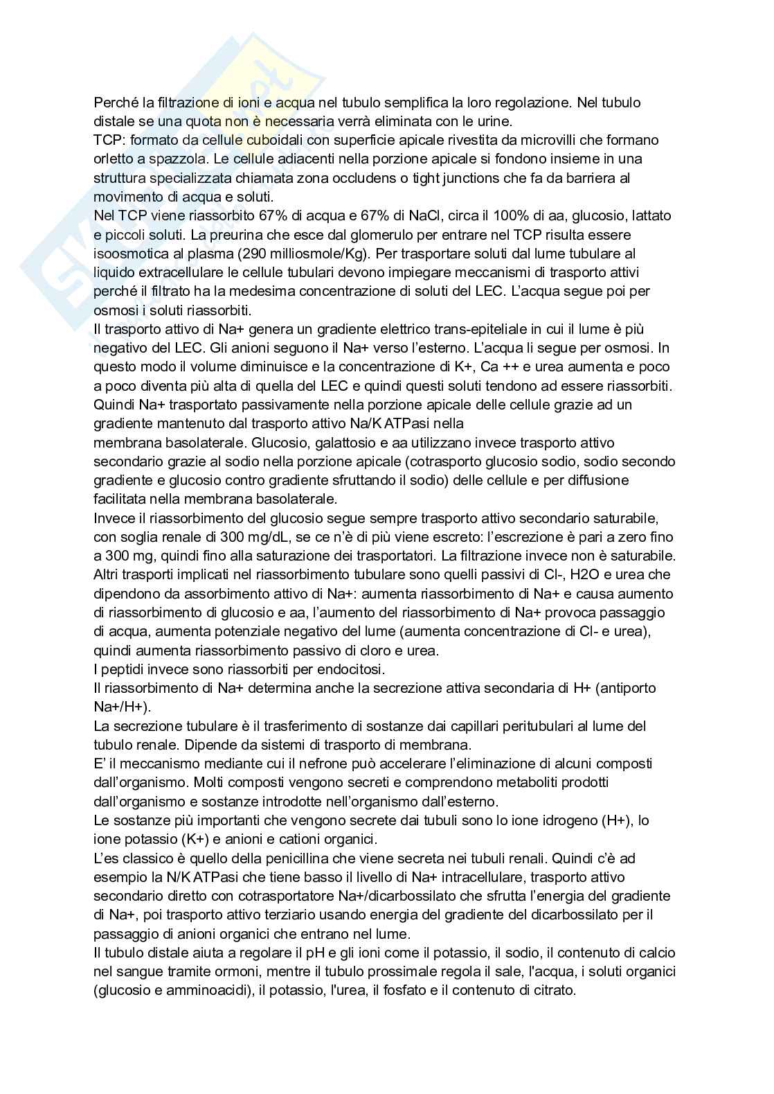 Appunti completi con grafici per il modulo di Fisiologia  Pag. 86