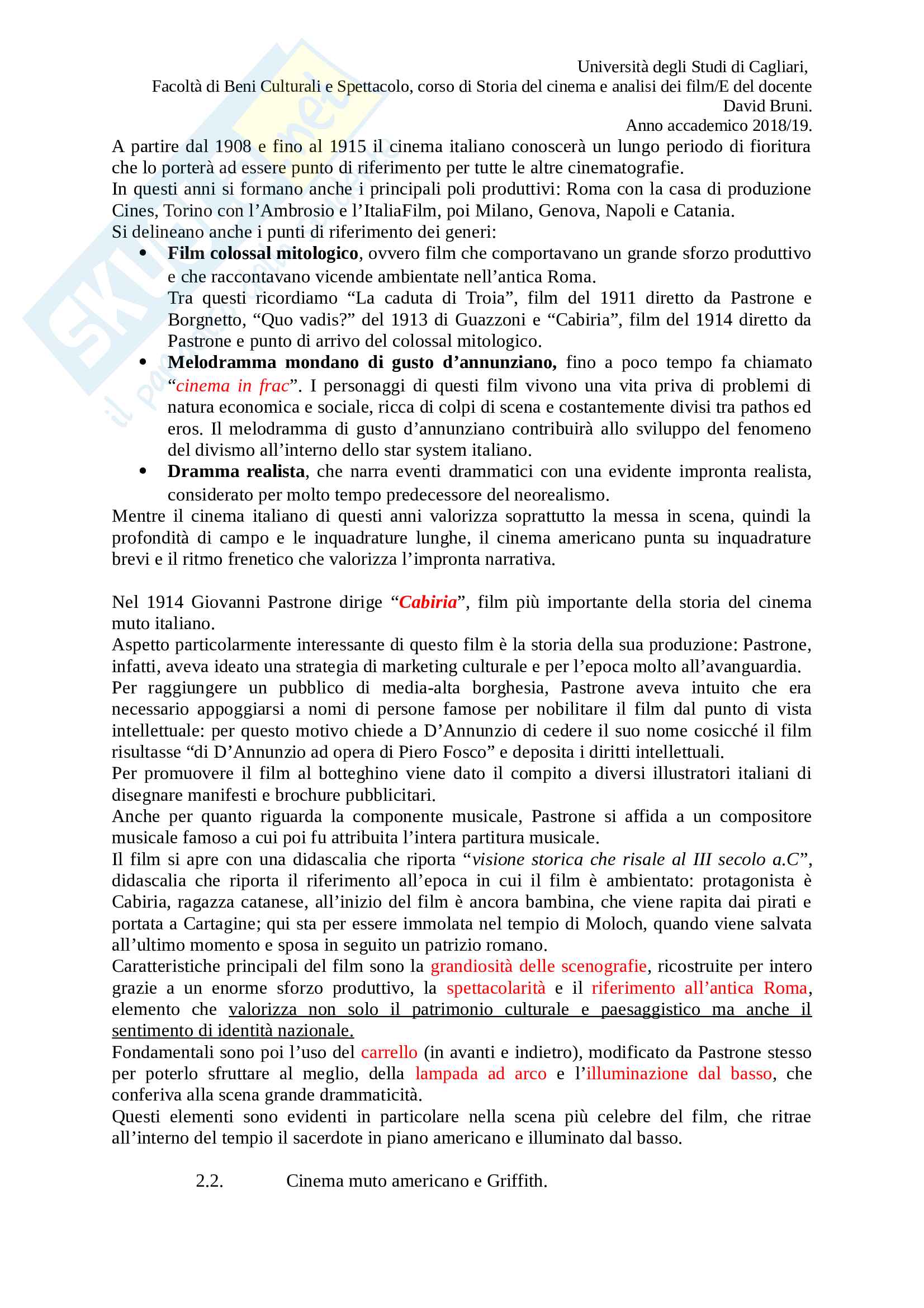 Storia del cinema Pag. 6