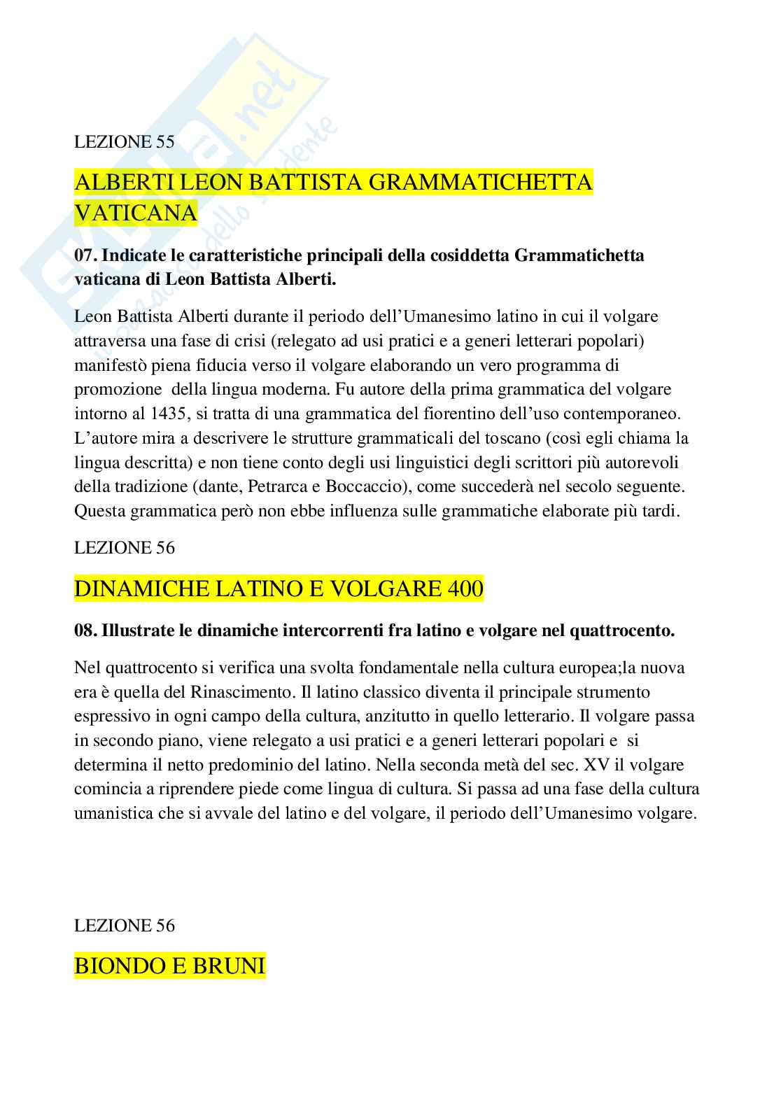 Paniere Linguistica italiana - Risposte aperte - aggiornato (2026) Pag. 26