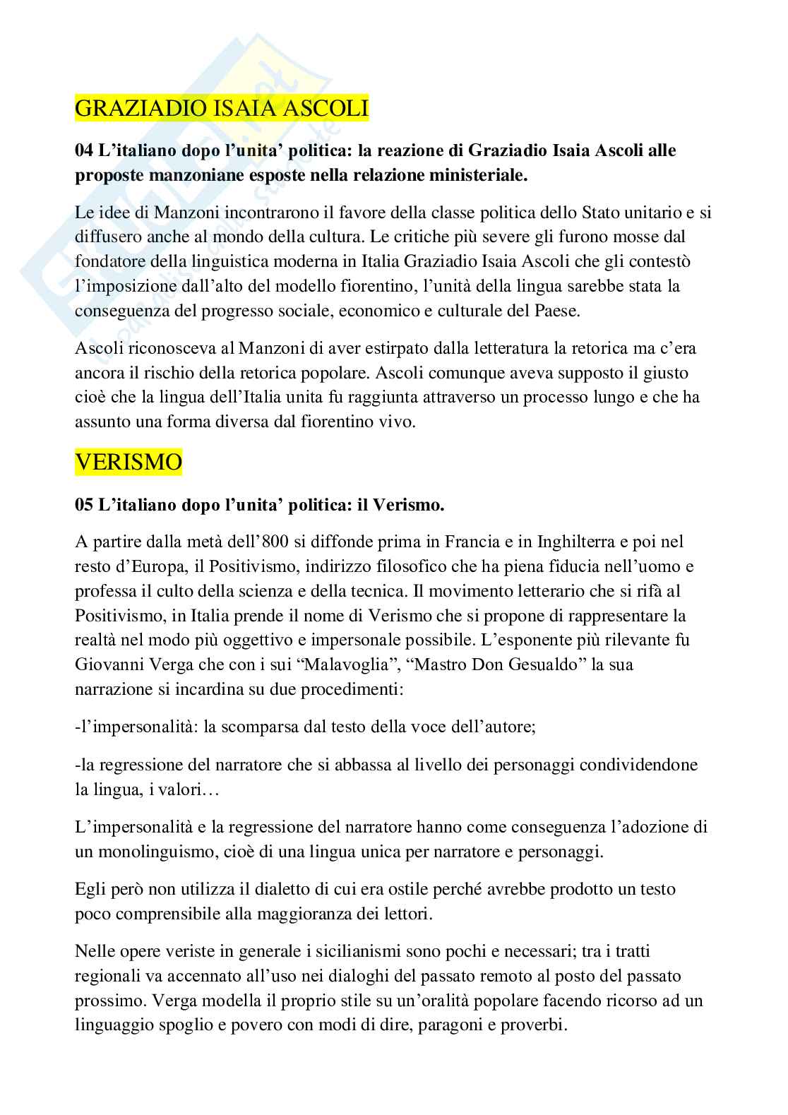 Paniere Linguistica italiana - Risposte aperte - aggiornato (2026) Pag. 36