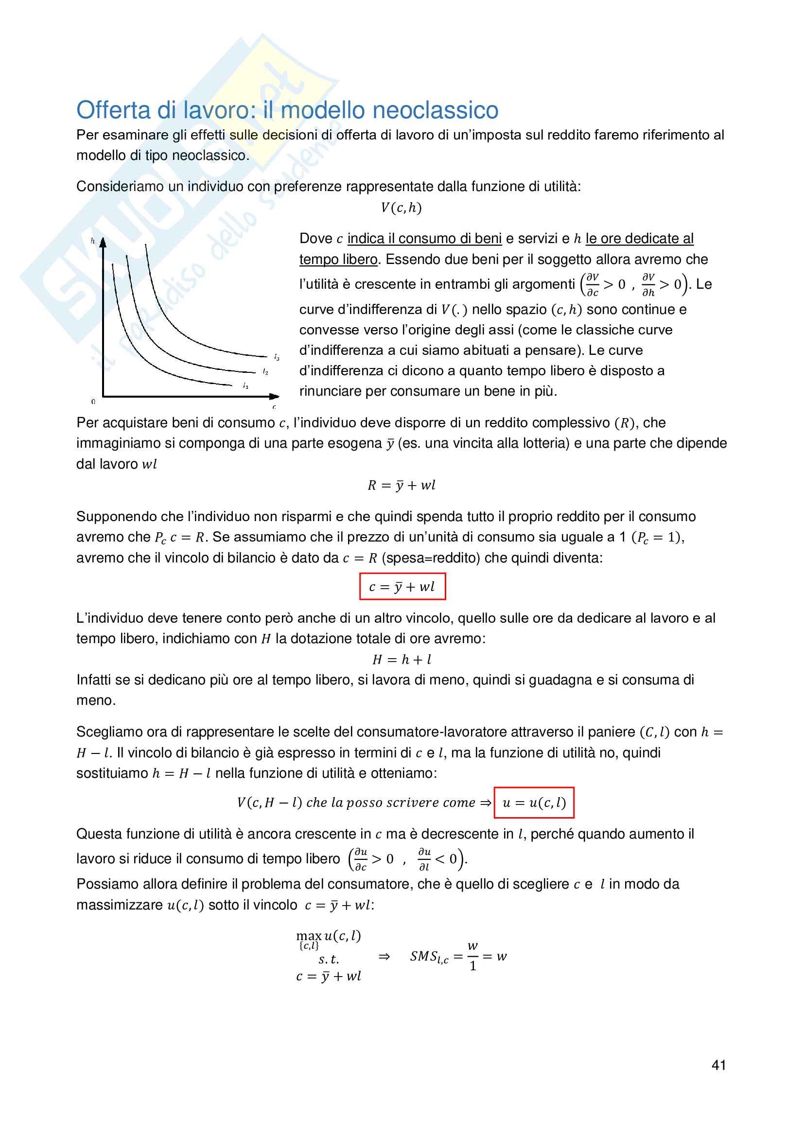 Riassunto esame Scienza delle finanze - prof. Spataro, Gianmoena Pag. 41