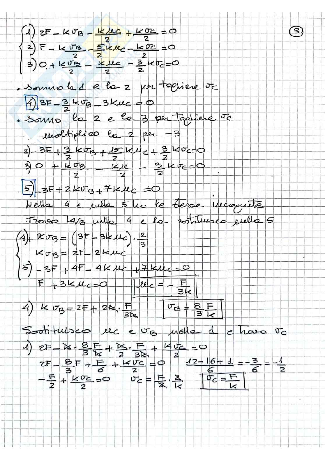 Esercizi su metodo degli spostamenti   Pag. 51