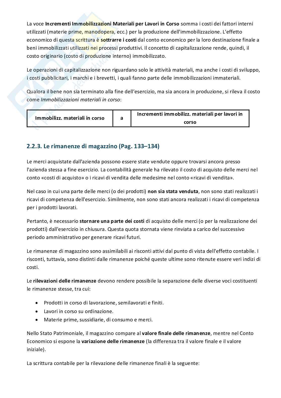 Riassunto esame Bilancio d'esercizio ed elementi di economia aziendale, Prof. Bocchino Umberto, libro consigliato Il bilancio per i giuristi d'impresa, Bocchino, Gamba Pag. 51