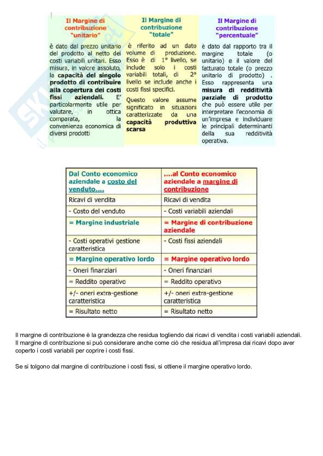 Analisi e controllo dei costi - teoria Pag. 46